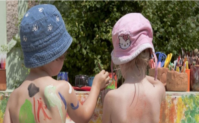 naturisme et les enfants