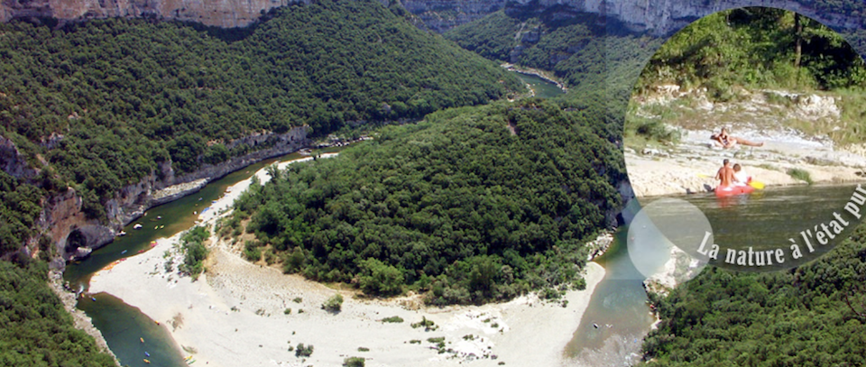 plage naturiste en Ardèche