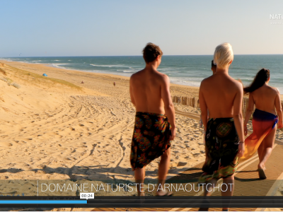 Arnoutchot à un accès direct à la plu belle plage naturiste des Landes