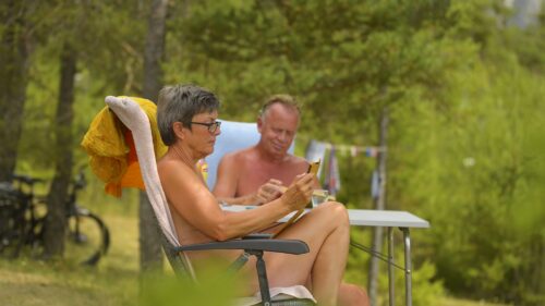 Couple senior le haut chandelalar