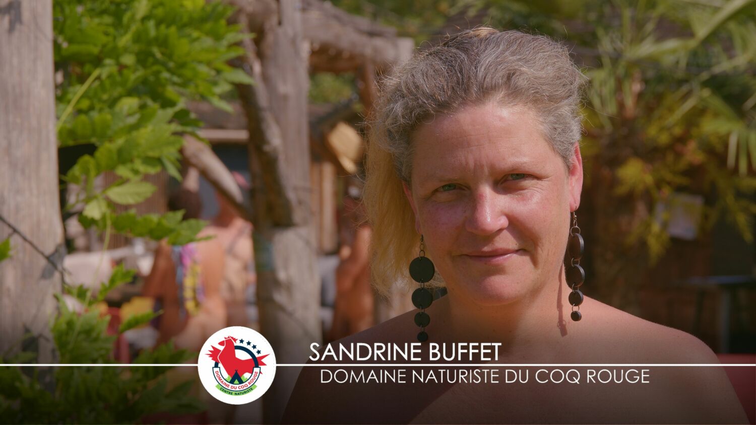 Sandrine présentation du Coq Rouge, camping naturiste en Corrèze