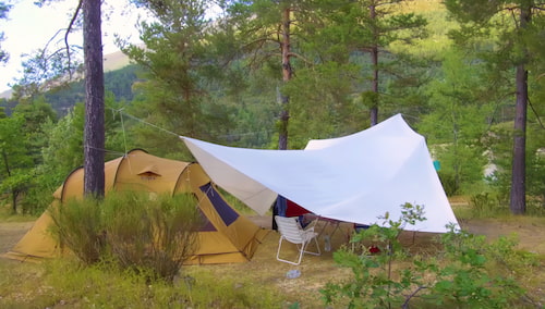 Le camping nature Haut Chandelalar dans les Alpes Maritimes