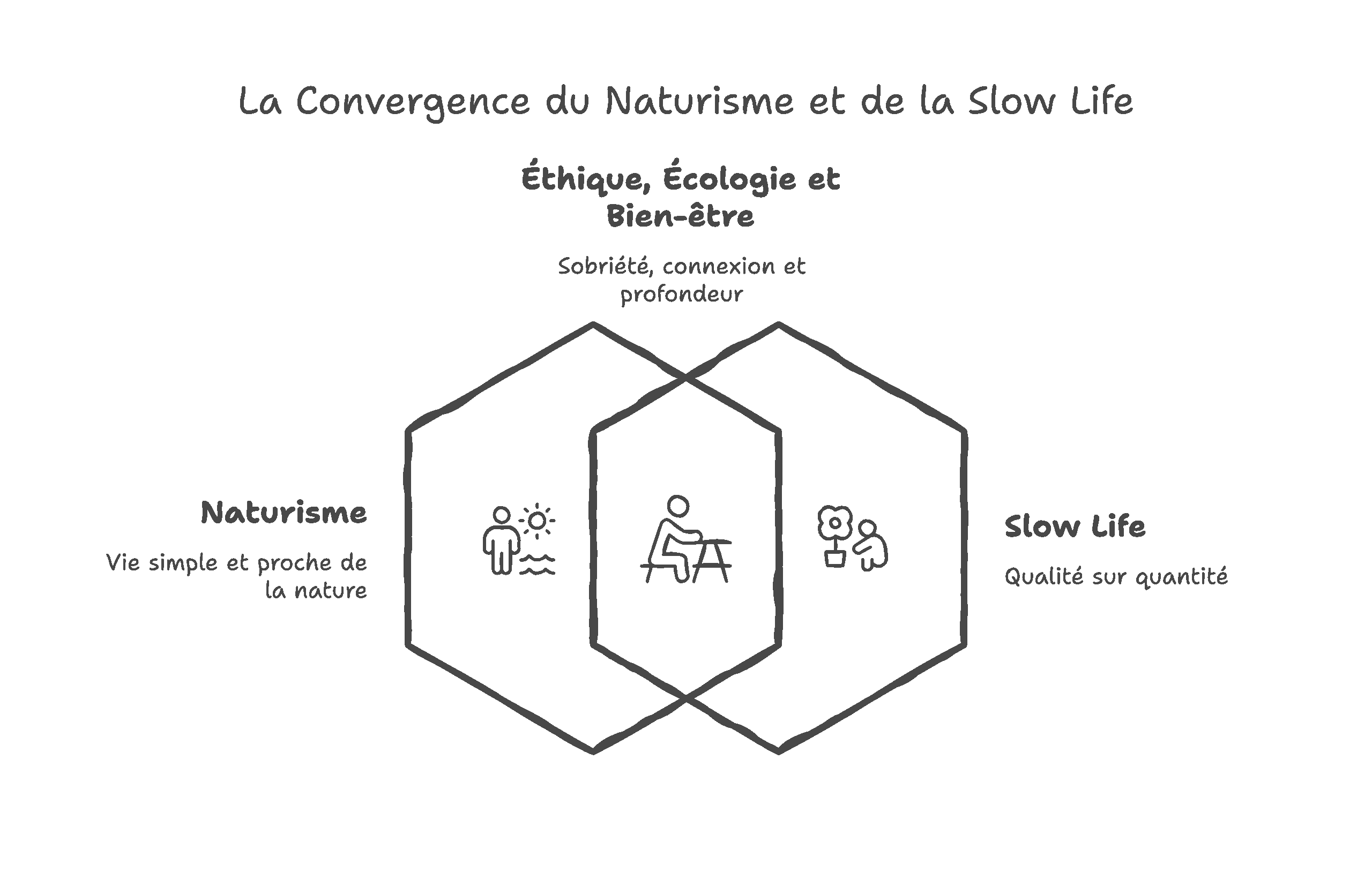 Infographie Naturisme et Slow life