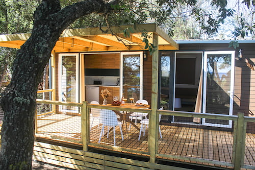 location naturiste de mobile home en Corse au camping de Calella