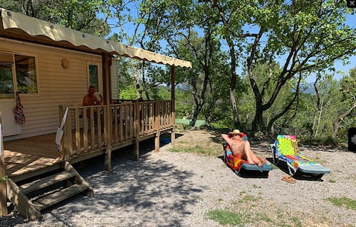 Location naturiste de mobile home à Messidor