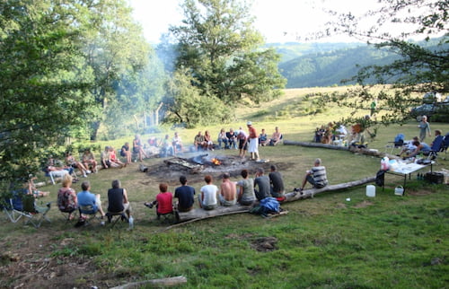 Le repas prtagé naturiste sur le Domaine de la Taillade