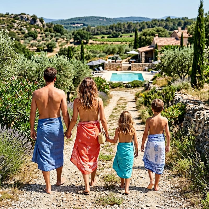 naturisme familial à La Tuquette