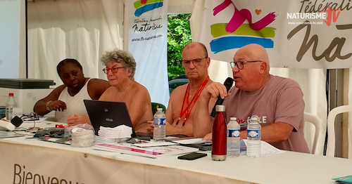 Assemblée générale FFN avec Bernard Jaremko, club du soleil Clermont Ferrand