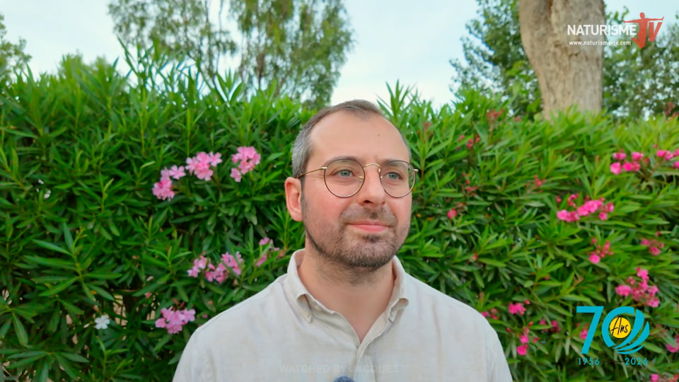 Aurélien Lopez Liguori maire du Cap d'Agde aux 70 ans du CHM René Oltra
