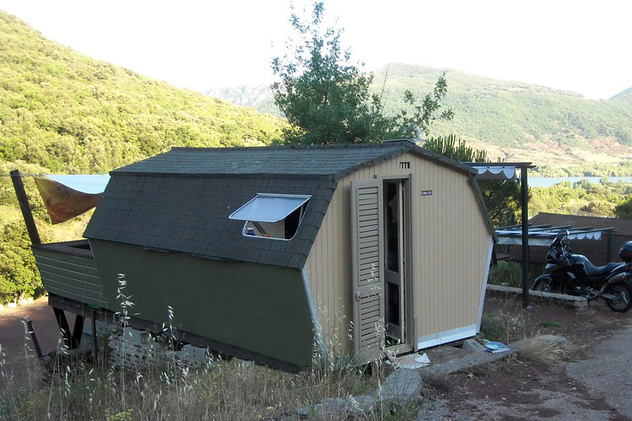 Le chalet Cylhor sur le village du Bosc